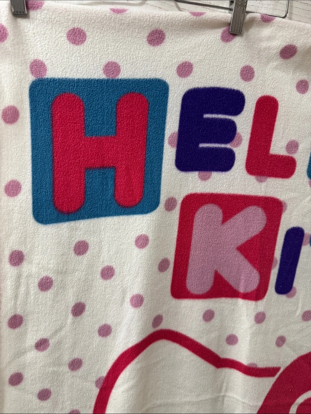 Hello Kitty Sanrio fleece throw blanket 36